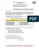 1er Año Cronograma Presencial 2020. (MODIFICADA) - AULA 3 PDF