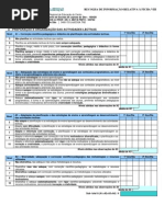 GRELHA de AVALIAÇÃO do  COORDENADOR / FICHA DE AVALIAÇÃO MOD. VIII