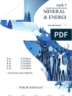 K-8 - Topik 9 - Mineral Dan Energi