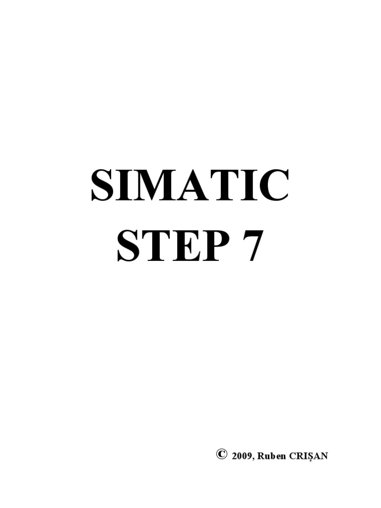 SIMATIC Step 7 - v5 | PDF