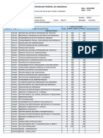 Grade Discplinas Curso Manaus