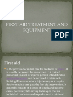 First Aid Treatment and Equipment