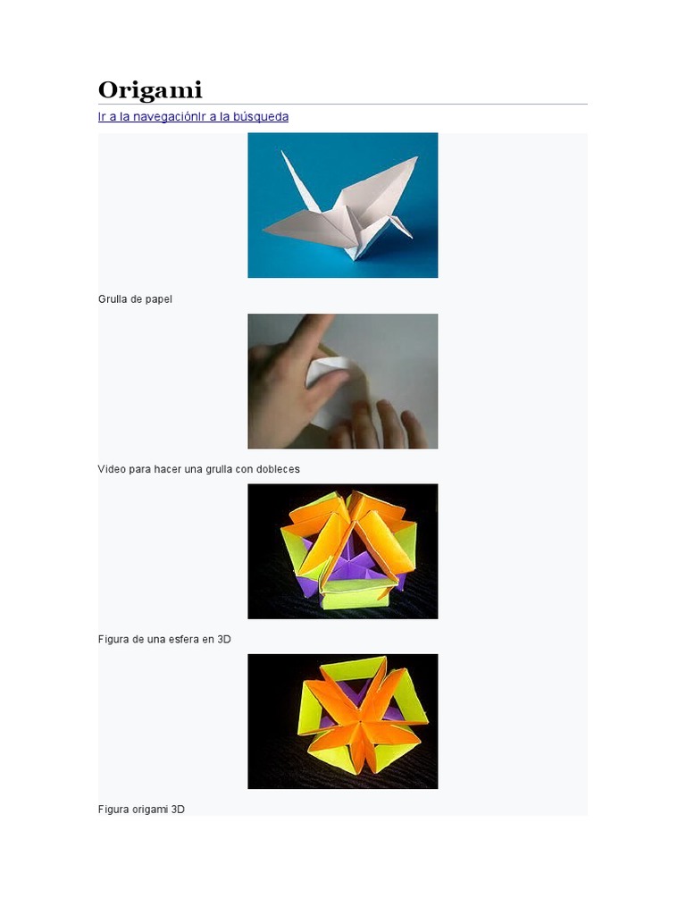 Origami | PDF | Origami | Pinturas