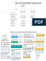 Sistemas de Ecuacions Lineales 3x3