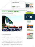 O VALOR DO PATRIOTISMO Portal Ambiente Legal PDF