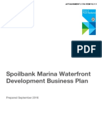 Spoilbank Marina Waterfront Development Business Plan: Prepared September 2016