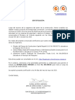 Certificación protocolos bioseguridad Botero Ibañez