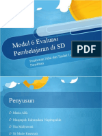 Evaluasi Pembelajaran Di SD