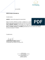 Carta de Incapacides ARL SURA