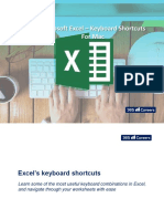 Excel Shortcuts For MAC PDF
