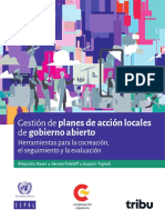 Gestion de Planes de Accion Locales de Gobierno Abierto. CEPAL PDF