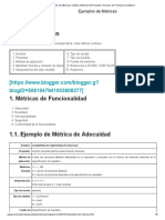 Ejemplos de Métricas - Calidad, Métricas Del Producto y Proceso de Pruebas de Software PDF
