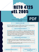 DECRETO 4725 DEL 2005