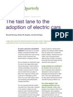 The Fast Lane To The Adoption of Electric Cars