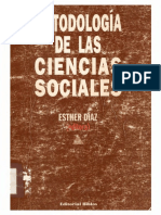 Metodología de Las Ciencias Sociales - Díaz (Pp. 166-173) PDF
