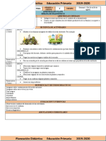 Agosto - 1er Grado Conocimiento del Medio (2019-2020)