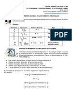 Guia Numeros Fraccionarios Opraciones PDF