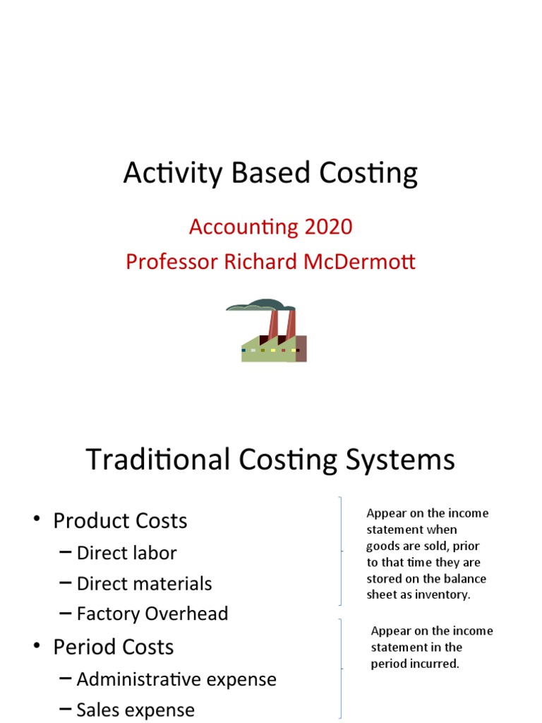 CH 4 Activity Based Costing | PDF | Cost | Factory