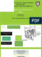 Hemorragia Digestiva Alta: Universidad Laica "Eloy Alfaro" de Manabí Facultad de Ciencias Médicas
