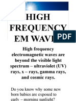 High Frequency em Waves (Science 10)