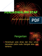 Penjadwalan Staff