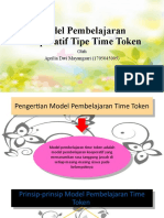 Model Pembelajaran Kooperatif Tipe Time Token