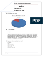 Analysis:: Do You Drink Coca Cola ?