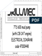 47000448 - 7TS600 Mud Pump with C18 Engine