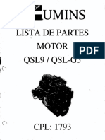 Manual de Partes Motor QSL 9 - QSL-G5 PDF