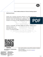 Certificado de Prohibicion Blas Aedo Parra