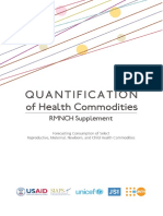 Quantification of Health Commodities - RMNCH Supplement