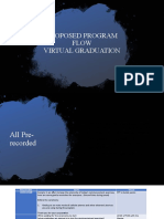 PROPOSED PROGRAM FLOW VIRTUAL GRADUATION With Script