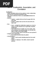 Ch. 7: Scatterplots, Association, and Correlation