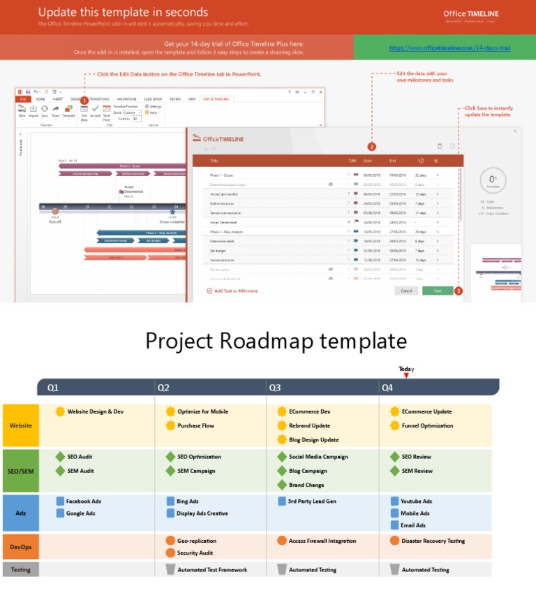 14-Day Free Trial for Office Timeline | PDF