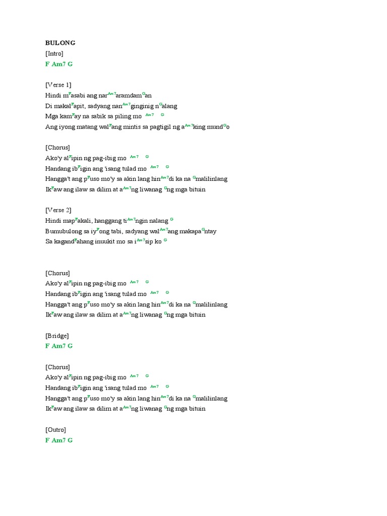 Bulong | PDF