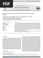 Materials Today: Proceedings: Chirag D. Bhatt, Mukesh Nadarajan, R. Balaji, Isukapalli Rohith, Ashish Selokar