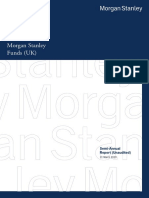 Morgan Stanley Funds (UK) : Semi-Annual Report (Unaudited)