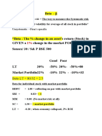 Beta - Calculations PDF