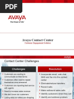 Avaya Contact Center: Customer Engagement Solution