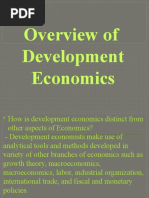 Overview of Development Economics