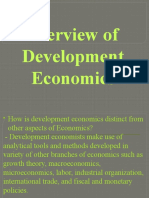 Overview of Development Economics