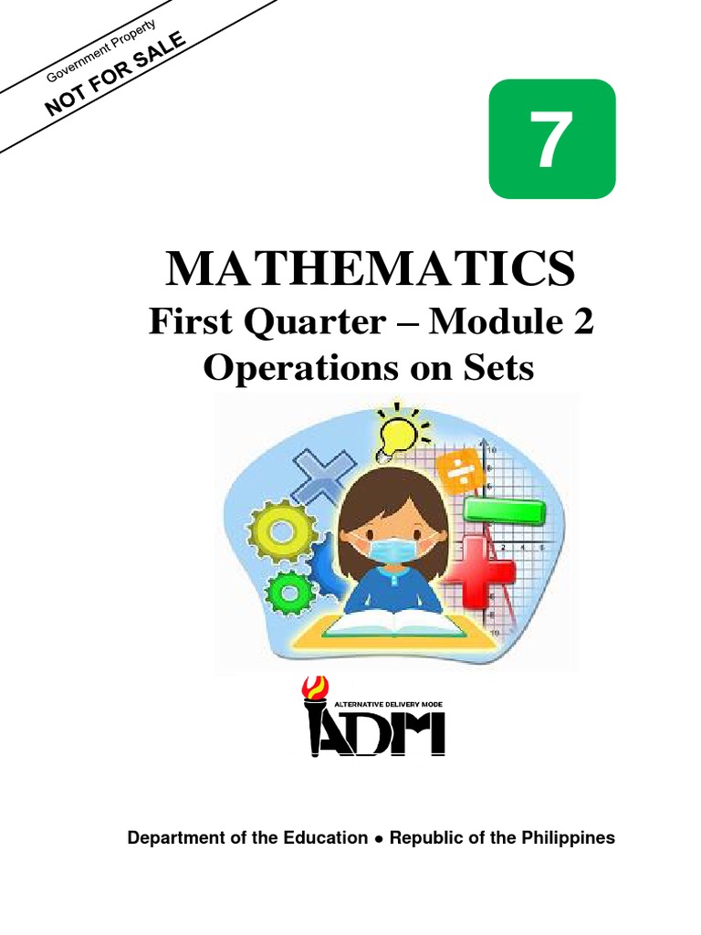 Module 2 Operations On Sets PDF | PDF | Intersection (Set Theory) | Set ...