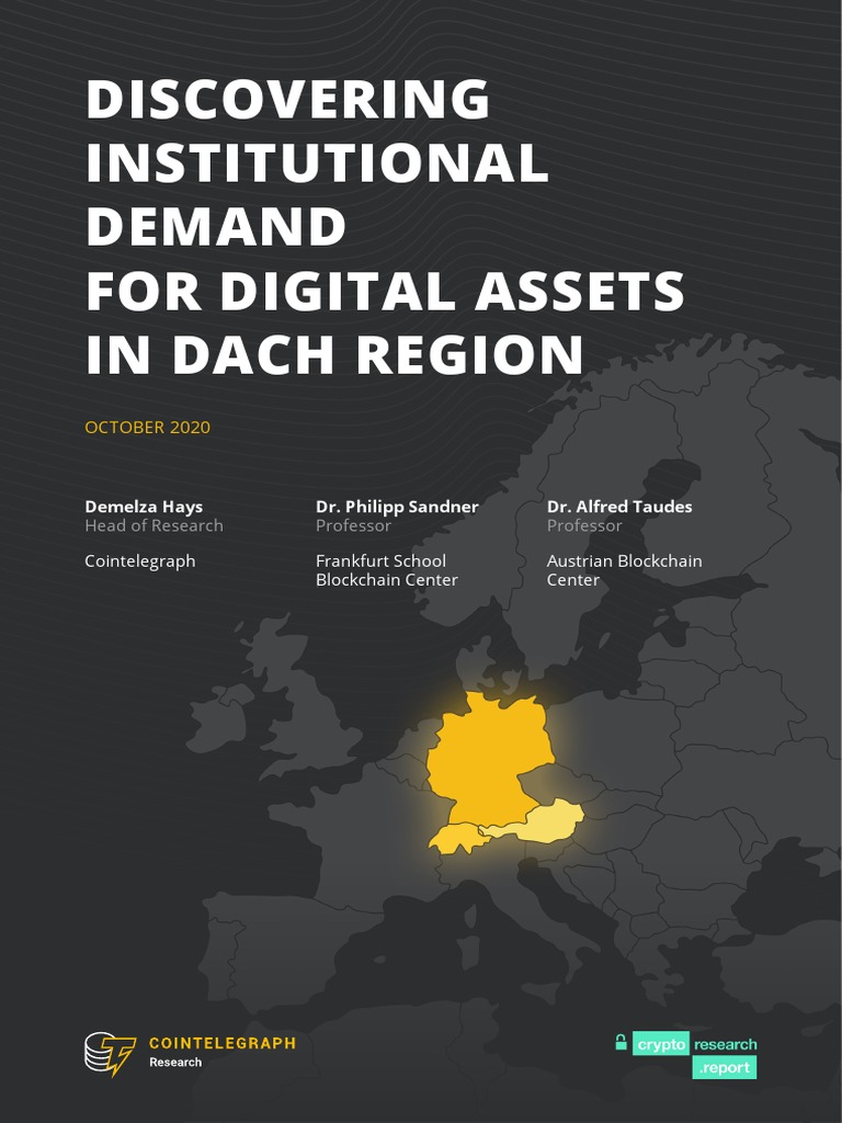 Discovering Institutional Demand For Digital Assets | PDF | Cryptocurrency  | Investor