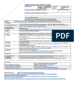 Detailed Lesson Plan (DLP) Format