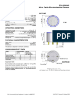 Performance Outline: EC4-250-NO Nitric Oxide Electrochemical Sensor