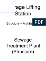 Sewage Lifting Station: (Structure + Architecture)