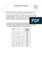 Modelo y simulación prueba concentración minerales