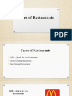 Type of Restaurants