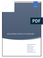 BUILDING DEFECTS REPORT