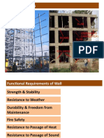 Structural frames and external wall requirements